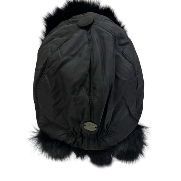 Pajar Canada Black Fur Trapper Hat | Origin Assured Fur Saga Furs | O/S  | Poms main image 6